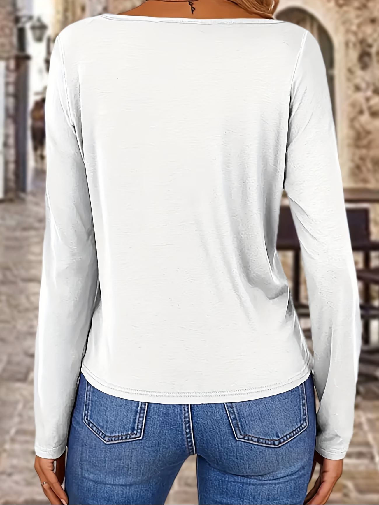Women’s Route 66 Vintage V-Neck Tee – Effortless Road-Trip Style