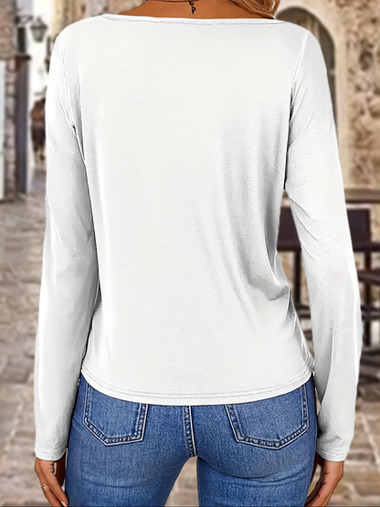 Women’s Route 66 Vintage V-Neck Tee – Effortless Road-Trip Style