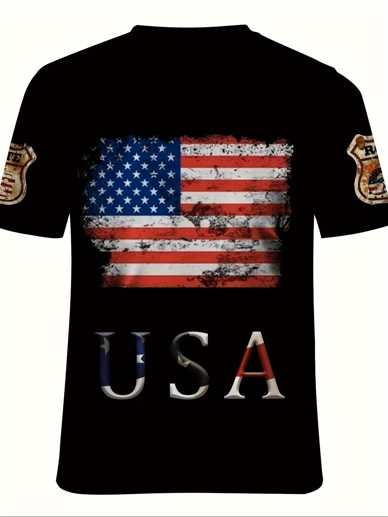 USA American Flag 3D Digital Print T-Shirt – The 2026 Patriotic Essential