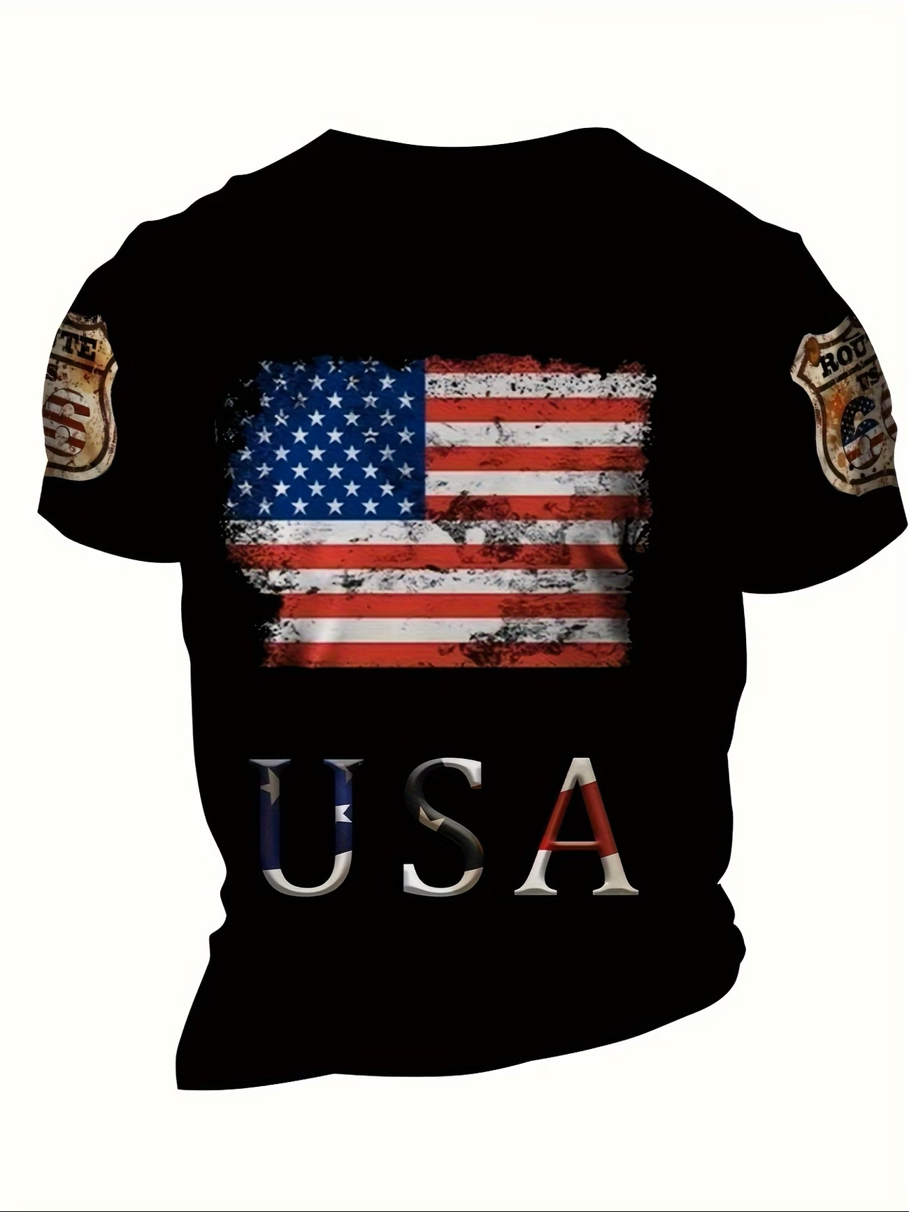 USA American Flag 3D Digital Print T-Shirt – The 2026 Patriotic Essential