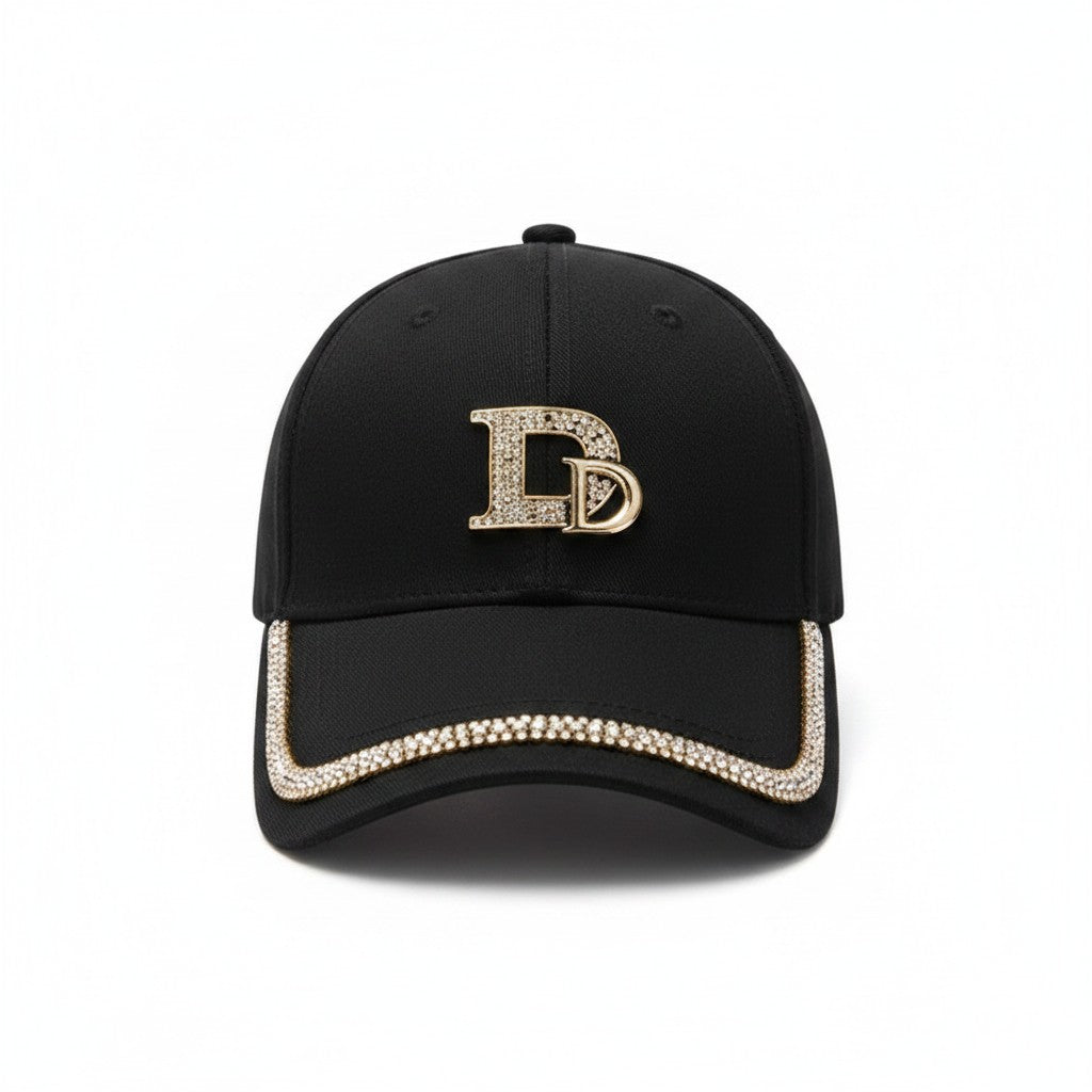 CNTANG Diamond D Letter Baseball Cap – Sparkle & Shade