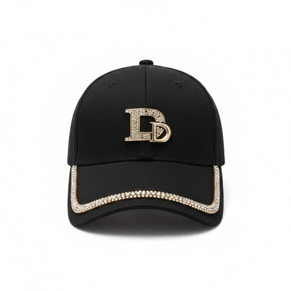 CNTANG Diamond D Letter Baseball Cap – Sparkle & Shade