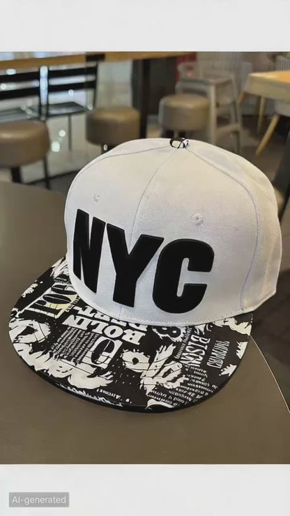 Men's Multicolor Hip-Hop Baseball Cap – Street Style for Every Day