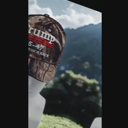 Trump 45-47 Camo Edition Cap – Take America Back